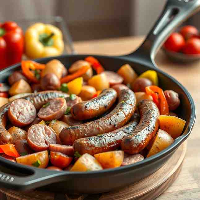 Easy Smoked Sausage Skillet - One-Pan Dinner in 30 Mins